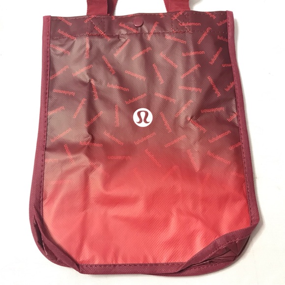 Lot of 5 Lululemon 2022 Reusable Holiday Shopping Tote Bag Ombré Pattern… - Picture 2 of 4